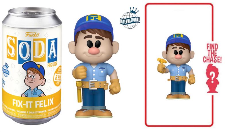 Figurine Funko Soda Les Mondes de Ralph [Disney] Félix Fixe Jr. (Canette Jaune)