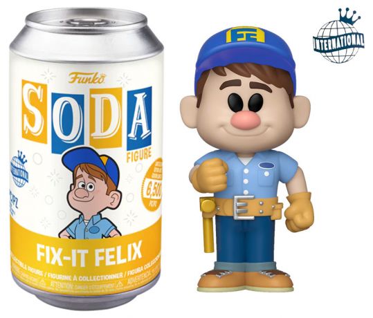 Figurine Funko Soda Les Mondes de Ralph [Disney] Félix Fixe Jr. (Canette Jaune)