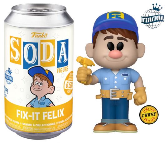 Figurine Funko Soda Les Mondes de Ralph [Disney] Félix Fixe Jr. (Canette Jaune) [Chase]