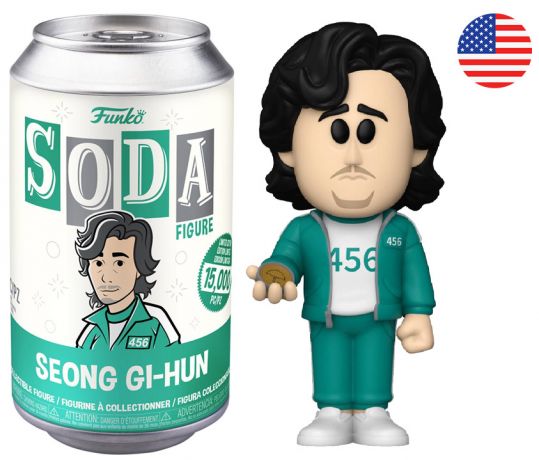 Figurine Funko Soda Squid Game Seong Gi-Hun (Canette Verte)