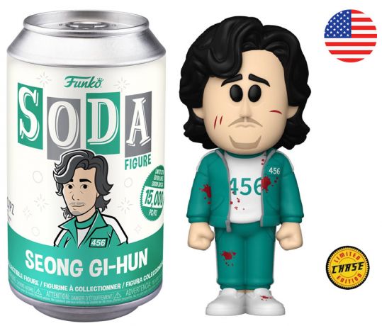 Figurine Funko Soda Squid Game Seong Gi-Hun (Canette Verte) [Chase]
