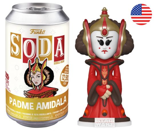 Figurine Funko Soda Star Wars Divers Padme Amidala (Canette Jaune)