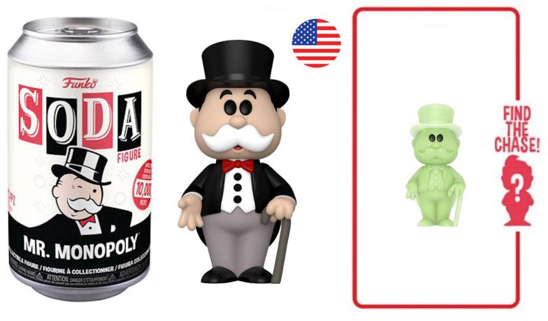 Figurine Funko Soda Hasbro Mr. Monopoly (Canette Noire)