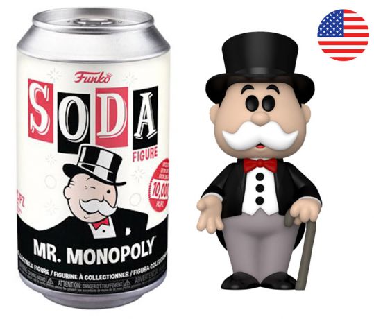 Figurine Funko Soda Hasbro Mr. Monopoly (Canette Noire)