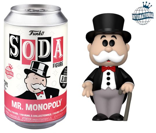 Figurine Funko Soda Hasbro Mr. Monopoly (Canette Rouge)