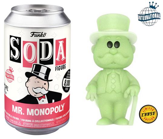Figurine Funko Soda Hasbro Mr. Monopoly (Canette Rouge) [Chase]