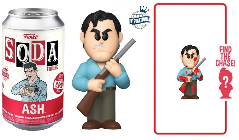 Figurine Funko Soda Ash vs Evil Dead Ash (Canette Rouge)