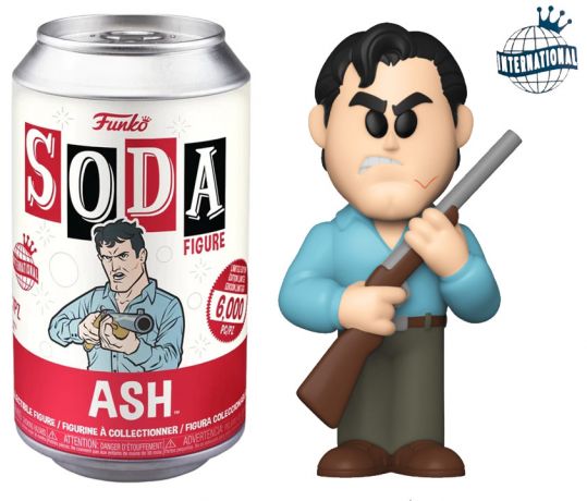 Figurine Funko Soda Ash vs Evil Dead Ash (Canette Rouge)