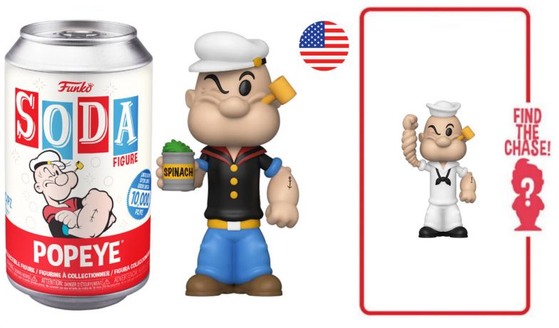 Figurine Funko Soda Popeye Popeye (Canette Rouge)