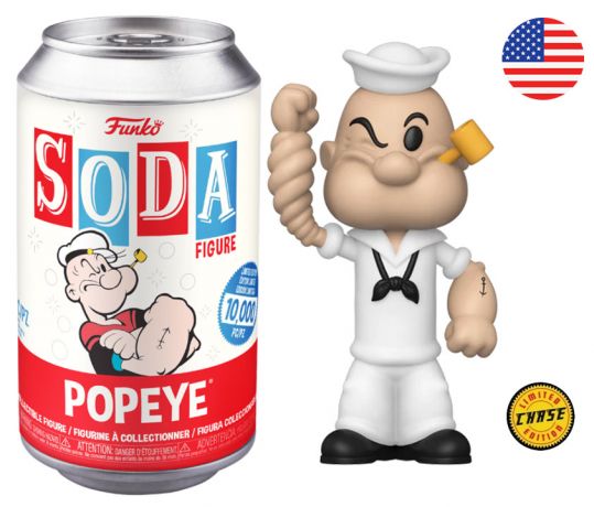 Figurine Funko Soda Popeye Popeye (Canette Rouge) [Chase]