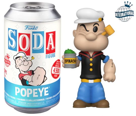 Figurine Funko Soda Popeye Popeye (Canette Bleue) 