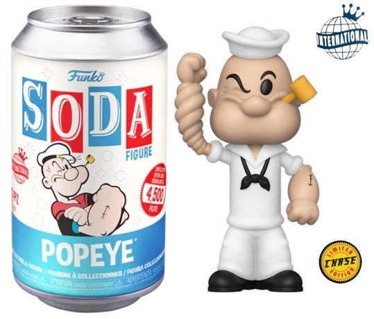 Figurine Funko Soda Popeye Popeye (Canette Bleue) [Chase]