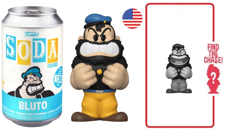 Figurine Funko Soda Popeye Bluto (Canette Bleue)