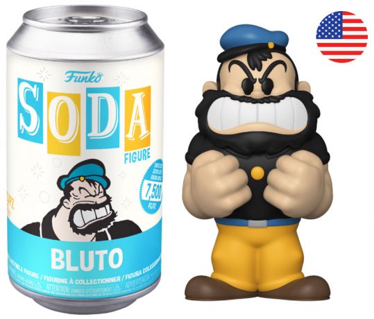 Figurine Funko Soda Popeye Bluto (Canette Bleue)