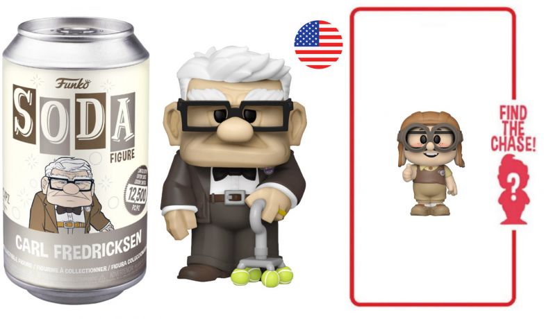 Figurine Funko Soda Là-Haut [Disney] Carl Fredricksen (Canette Grise)