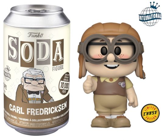 Figurine Funko Soda Là-Haut [Disney] Carl Fredricksen (Canette Marron) [Chase]