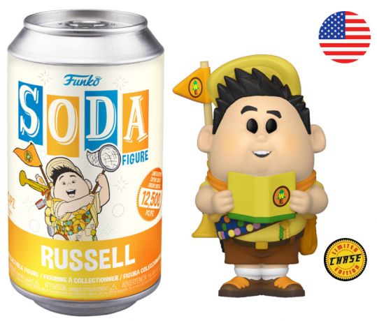 Figurine Funko Soda Là-Haut [Disney] Russell (Canette Orange) [Chase]