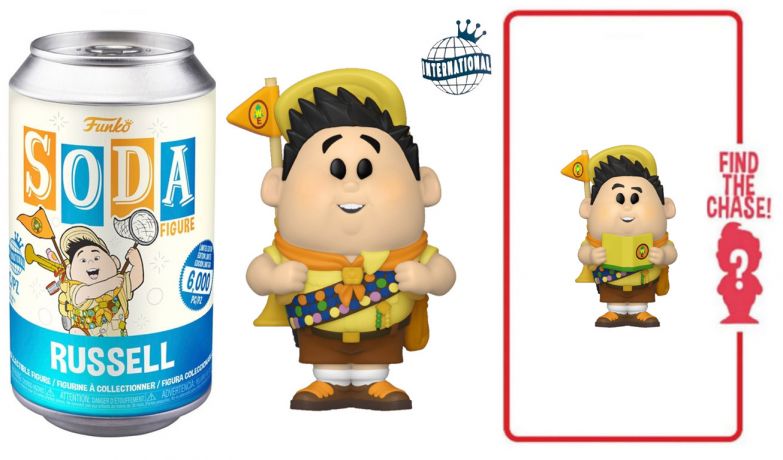 Figurine Funko Soda Là-Haut [Disney] Russell (Canette Bleue)