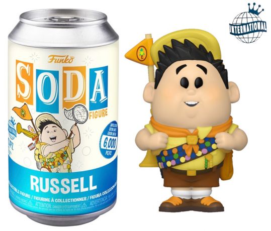Figurine Funko Soda Là-Haut [Disney] Russell (Canette Bleue)
