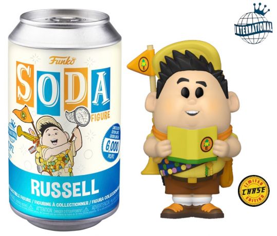 Figurine Funko Soda Là-Haut [Disney] Russell (Canette Bleue) [Chase]