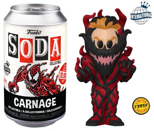 Figurine Funko Soda Marvel Comics Carnage (Canette Noire) [Chase]