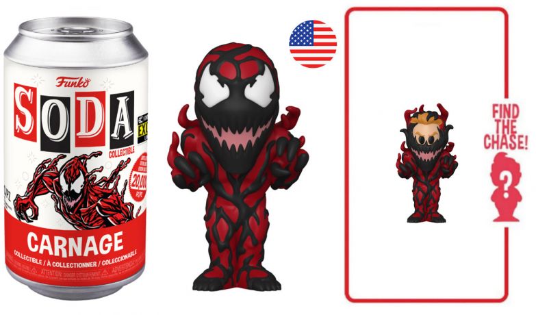 Figurine Funko Soda Marvel Comics Carnage (Canette Rouge)