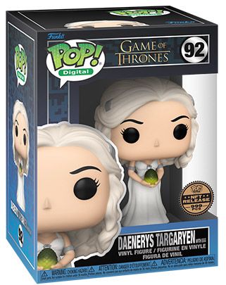 Figurine Funko Pop Game of Thrones #92 Daenerys Targaryen avec œuf - Digital Pop