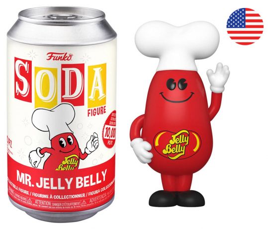 Figurine Funko Soda Icônes de Pub Mr. Jelly Belly (Canette Rouge)