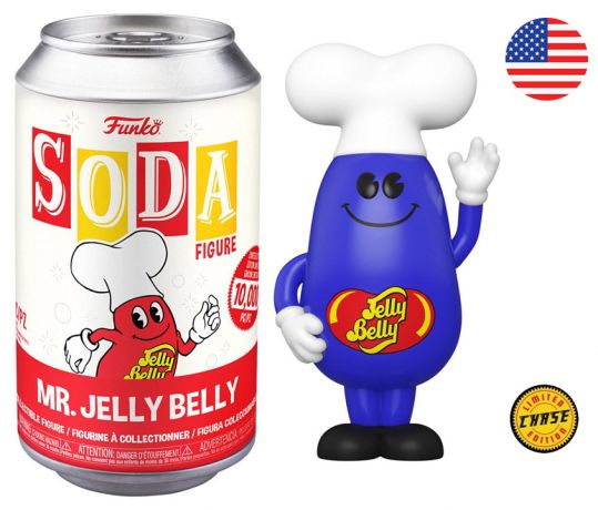 Figurine Funko Soda Icônes de Pub Mr. Jelly Belly (Canette Rouge) [Chase]