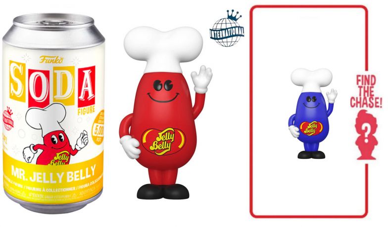 Figurine Funko Soda Icônes de Pub Mr. Jelly Belly (Canette Jaune)