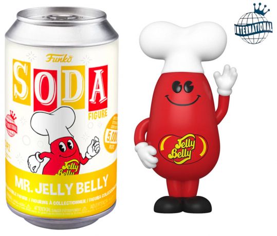 Figurine Funko Soda Icônes de Pub Mr. Jelly Belly (Canette Jaune)