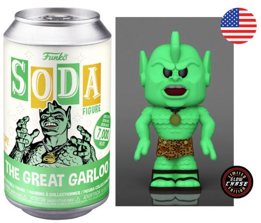 Figurine Funko Soda Icônes de Pub The Great Garloo (Canette Verte) [Chase]