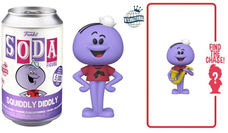 Figurine Funko Soda Hanna-Barbera Squiddly Diddly (Canette Violette)