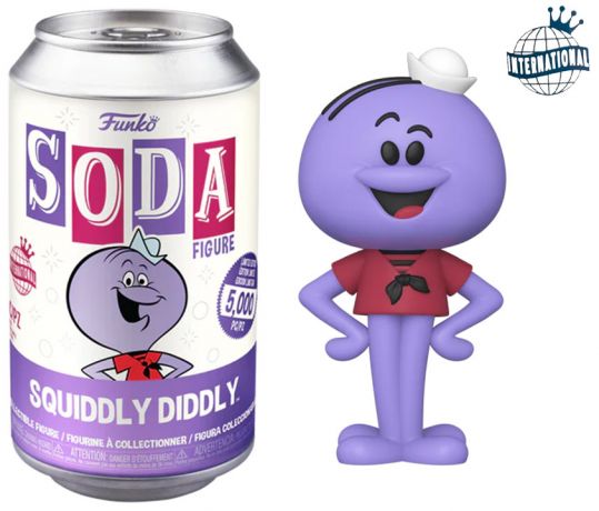 Figurine Funko Soda Hanna-Barbera Squiddly Diddly (Canette Violette)
