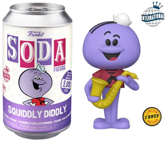 Figurine Funko Soda Hanna-Barbera Squiddly Diddly (Canette Violette) [Chase]