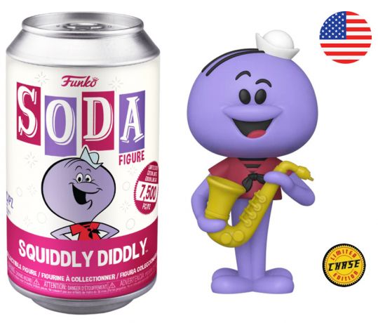 Figurine Funko Soda Hanna-Barbera Squiddly Diddly (Canette Rouge) [Chase]