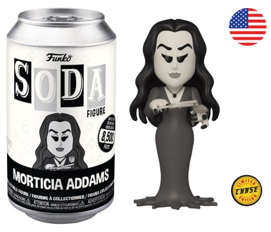 Figurine Funko Soda La Famille Addams Morticia Addams (Canette Noire) [Chase]