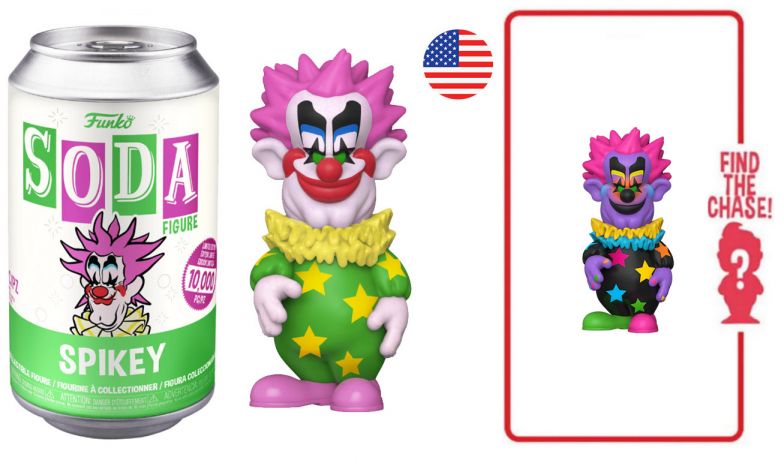 Figurine Funko Soda Les Clowns tueurs venus d'ailleurs Spikey (Canette Verte)