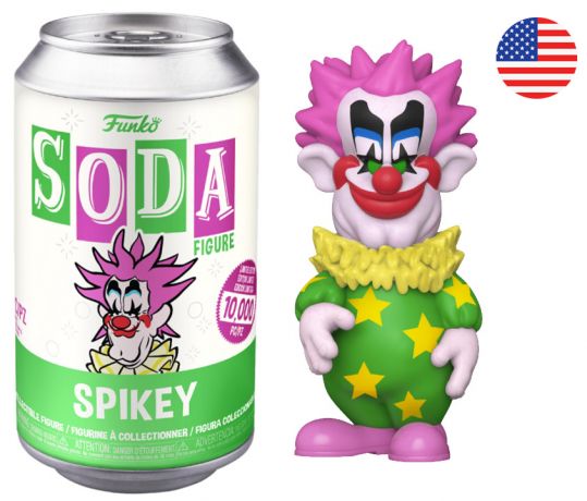 Figurine Funko Soda Les Clowns tueurs venus d'ailleurs Spikey (Canette Verte)