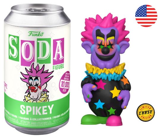 Figurine Funko Soda Les Clowns tueurs venus d'ailleurs Spikey (Canette Verte) [Chase]