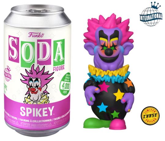 Figurine Funko Soda Les Clowns tueurs venus d'ailleurs Spikey (Canette Rose) [Chase]