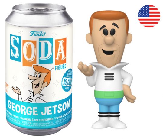 Figurine Funko Soda Hanna-Barbera George Jetson (Canette Bleue)