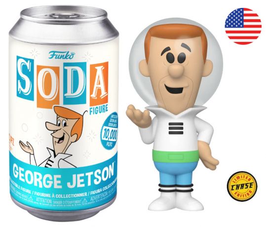 Figurine Funko Soda Hanna-Barbera George Jetson (Canette Bleue) [Chase]