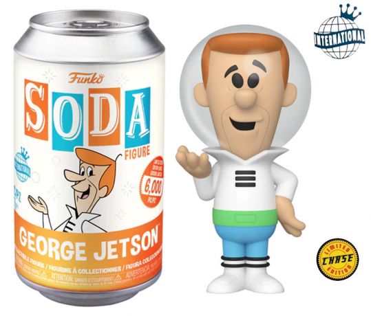 Figurine Funko Soda Hanna-Barbera George Jetson (Canette Orange) [Chase]