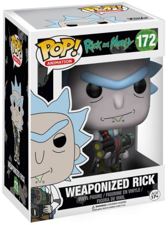 Figurine Funko Pop Rick et Morty #172 Rick armé