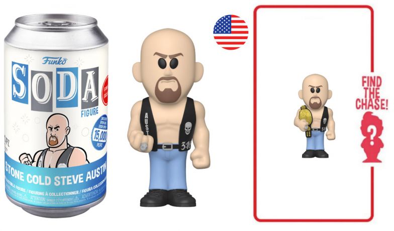 Figurine Funko Soda WWE Stone Cold Steve Austin (Canette Bleue)