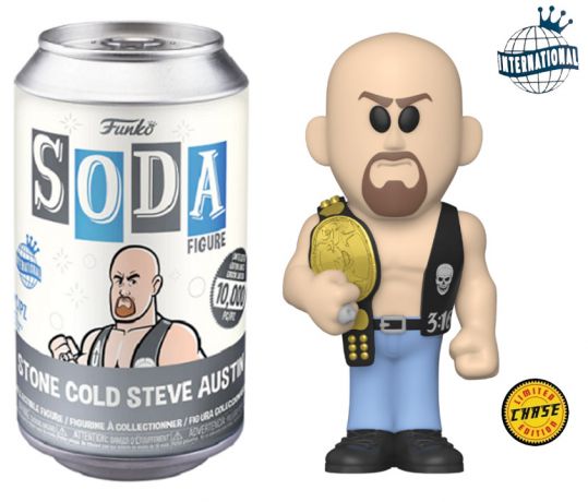 Figurine Funko Soda WWE Stone Cold Steve Austin (Canette Grise) [Chase]