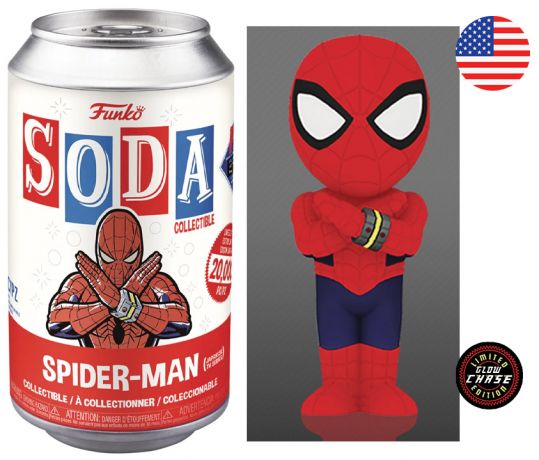 Figurine Funko Soda Marvel Comics Spider-Man (Japanese TV Series) (Canette Rouge) [Chase]
