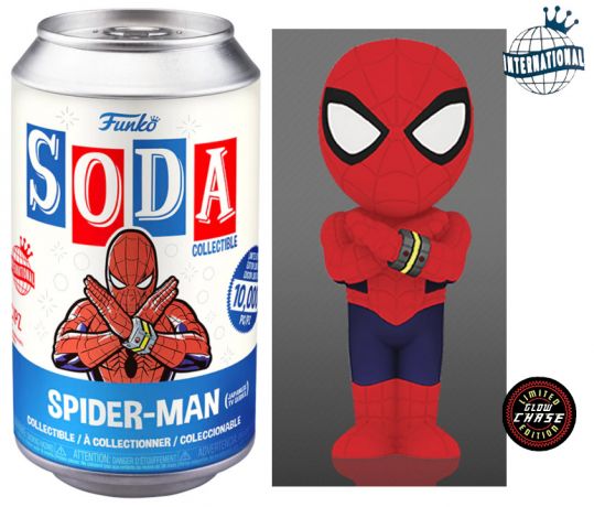 Figurine Funko Soda Marvel Comics Spider-Man (Japanese TV Series) (Canette Bleue) [Chase]