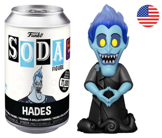 Figurine Funko Soda Hercule [Disney] Hades (Canette Noire)